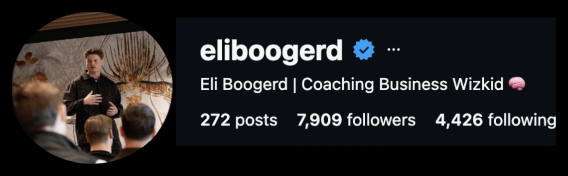 Instagram-profiel @eliboogerd